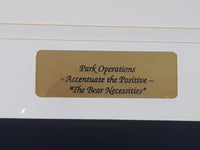 1967 Disney The Jungle Book Jungle Pals Mowgli and Baloo Park Operations Accentuate The Positives  "The Bear Necessities" 14" x 17" Wood Framed Picture