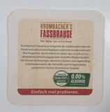 Krombacher's Fassbrause Paper Beverage Drink Coaster