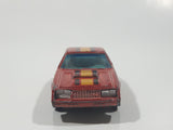 Vintage Yatming No. 1067 Ford Mustang Turbo Cob Red Die Cast Toy Car Vehicle with Opening Doors Missing Tires