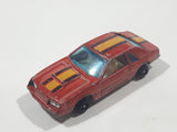 Vintage Yatming No. 1067 Ford Mustang Turbo Cob Red Die Cast Toy Car Vehicle with Opening Doors Missing Tires