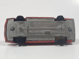 Vintage Yatming No. 1067 Ford Mustang Turbo Cob Red Die Cast Toy Car Vehicle with Opening Doors Missing Tires
