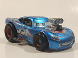 Disney Pixar Cars #85 Dinoco Blue Die Cast Toy Car Vehicle Missing SPoiler