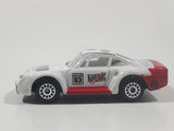 RealToy 1986 Porsche 959 Koenig Charles Sunny #63 White Die Cast Toy Race Car Vehicle