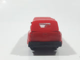 Unknown Brand Quad Cab Pickup Truck with Cap Fire Department Red Die Cast Toy Car Vehicle