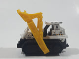 2014 Matchbox Ground Breaker White Die Cast Toy Bulldozer Construction Vehicle