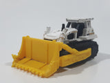 2014 Matchbox Ground Breaker White Die Cast Toy Bulldozer Construction Vehicle
