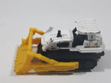 2014 Matchbox Ground Breaker White Die Cast Toy Bulldozer Construction Vehicle