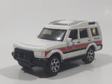 2007 Matchbox Best of British Land Rover Discovery Police White Die Cast Toy Car Vehicle
