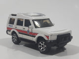 2007 Matchbox Best of British Land Rover Discovery Police White Die Cast Toy Car Vehicle