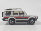 2007 Matchbox Best of British Land Rover Discovery Police White Die Cast Toy Car Vehicle