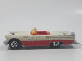 1983 Matchbox 1957 Ford Thunderbird Convertible White and Red Die Cast Toy Car Vehicle