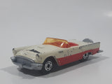 1983 Matchbox 1957 Ford Thunderbird Convertible White and Red Die Cast Toy Car Vehicle