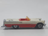 1983 Matchbox 1957 Ford Thunderbird Convertible White and Red Die Cast Toy Car Vehicle
