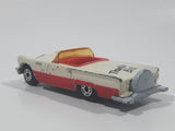 1983 Matchbox 1957 Ford Thunderbird Convertible White and Red Die Cast Toy Car Vehicle