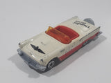 1983 Matchbox 1957 Ford Thunderbird Convertible White and Red Die Cast Toy Car Vehicle