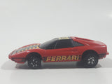 Vintage 1980 Kidco Burnin' Key Cars Ferrari GTS Red Plastic Body Toy Car Vehicle - No Key - 1/64 - Macao