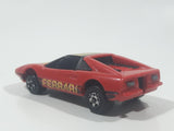 Vintage 1980 Kidco Burnin' Key Cars Ferrari GTS Red Plastic Body Toy Car Vehicle - No Key - 1/64 - Macao