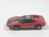 Vintage 1980 Kidco Burnin' Key Cars Ferrari GTS Red Plastic Body Toy Car Vehicle - No Key - 1/64 - Macao