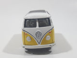 2002 Johnny Lightning Volkswagen 21 Window Bus Yellow Die Cast Toy Car Vehicle