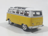 2002 Johnny Lightning Volkswagen 21 Window Bus Yellow Die Cast Toy Car Vehicle