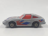 Vintage 1983 Matchbox Mega Blasters Cap Cars Datsun 280Z Bomb Silver Grey Die Cast Toy Car Vehicle