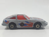 Vintage 1983 Matchbox Mega Blasters Cap Cars Datsun 280Z Bomb Silver Grey Die Cast Toy Car Vehicle