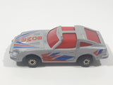 Vintage 1983 Matchbox Mega Blasters Cap Cars Datsun 280Z Bomb Silver Grey Die Cast Toy Car Vehicle