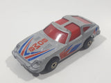 Vintage 1983 Matchbox Mega Blasters Cap Cars Datsun 280Z Bomb Silver Grey Die Cast Toy Car Vehicle