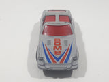 Vintage 1983 Matchbox Mega Blasters Cap Cars Datsun 280Z Bomb Silver Grey Die Cast Toy Car Vehicle