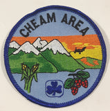 Girl Guides Cheam Area 3" Embroidered Fabric Patch Badge