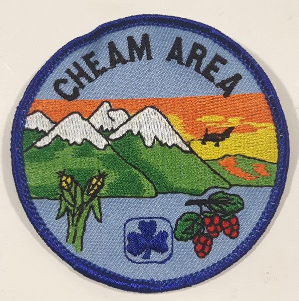 Girl Guides Cheam Area 3" Embroidered Fabric Patch Badge