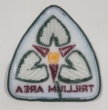 Girl Guides Trillium Area 3" x 3" Embroidered Fabric Patch Badge