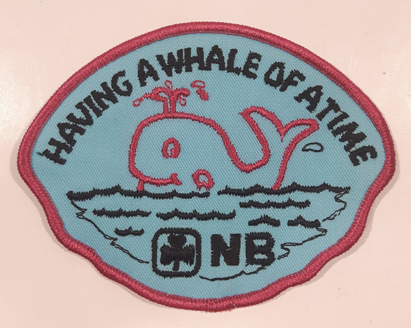Girl Guides Having A Whale Of A Time NB 3" x 4" Embroidered Fabric Patch Badge