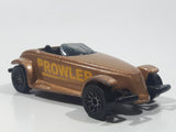 2001 Matchbox Plymouth Prowler Concept Gold Die Cast Toy Car Vehicle