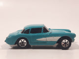 Maisto 1957 Chevrolet Corvette Teal With White Stripe Die Cast Toy Car Vehicle