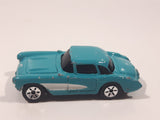 Maisto 1957 Chevrolet Corvette Teal With White Stripe Die Cast Toy Car Vehicle