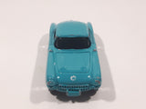 Maisto 1957 Chevrolet Corvette Teal With White Stripe Die Cast Toy Car Vehicle