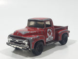 2000 Matchbox Speedy Delivery Texaco '56 Ford Pick-up Truck Dark Red Die Cast Toy Car Vehicle