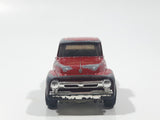 2000 Matchbox Speedy Delivery Texaco '56 Ford Pick-up Truck Dark Red Die Cast Toy Car Vehicle