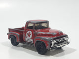 2000 Matchbox Speedy Delivery Texaco '56 Ford Pick-up Truck Dark Red Die Cast Toy Car Vehicle
