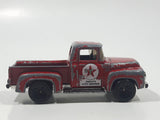 2000 Matchbox Speedy Delivery Texaco '56 Ford Pick-up Truck Dark Red Die Cast Toy Car Vehicle