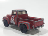 2000 Matchbox Speedy Delivery Texaco '56 Ford Pick-up Truck Dark Red Die Cast Toy Car Vehicle