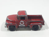 2000 Matchbox Speedy Delivery Texaco '56 Ford Pick-up Truck Dark Red Die Cast Toy Car Vehicle