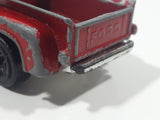 2000 Matchbox Speedy Delivery Texaco '56 Ford Pick-up Truck Dark Red Die Cast Toy Car Vehicle