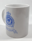 Vintage Ports Canada Police Semper Vigilant White 3 3/4" Tall Ceramic Coffee Mug Cup