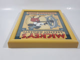 Disney Mickey's Greatest Moments 1928 Steamboat Willie 8" x 10" Yellow Framed Picture