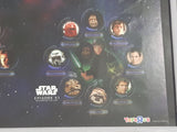 Toys 'R' Us Disney LucasFilm Star Wars Movies and Characters 14 1/4" x 18" Wood Framed Poster