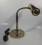 Vintage Curved Bendable All Brass Piano Bankers Desk Lamp
