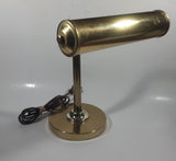 Vintage Curved Bendable All Brass Piano Bankers Desk Lamp