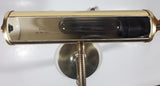 Vintage Curved Bendable All Brass Piano Bankers Desk Lamp
